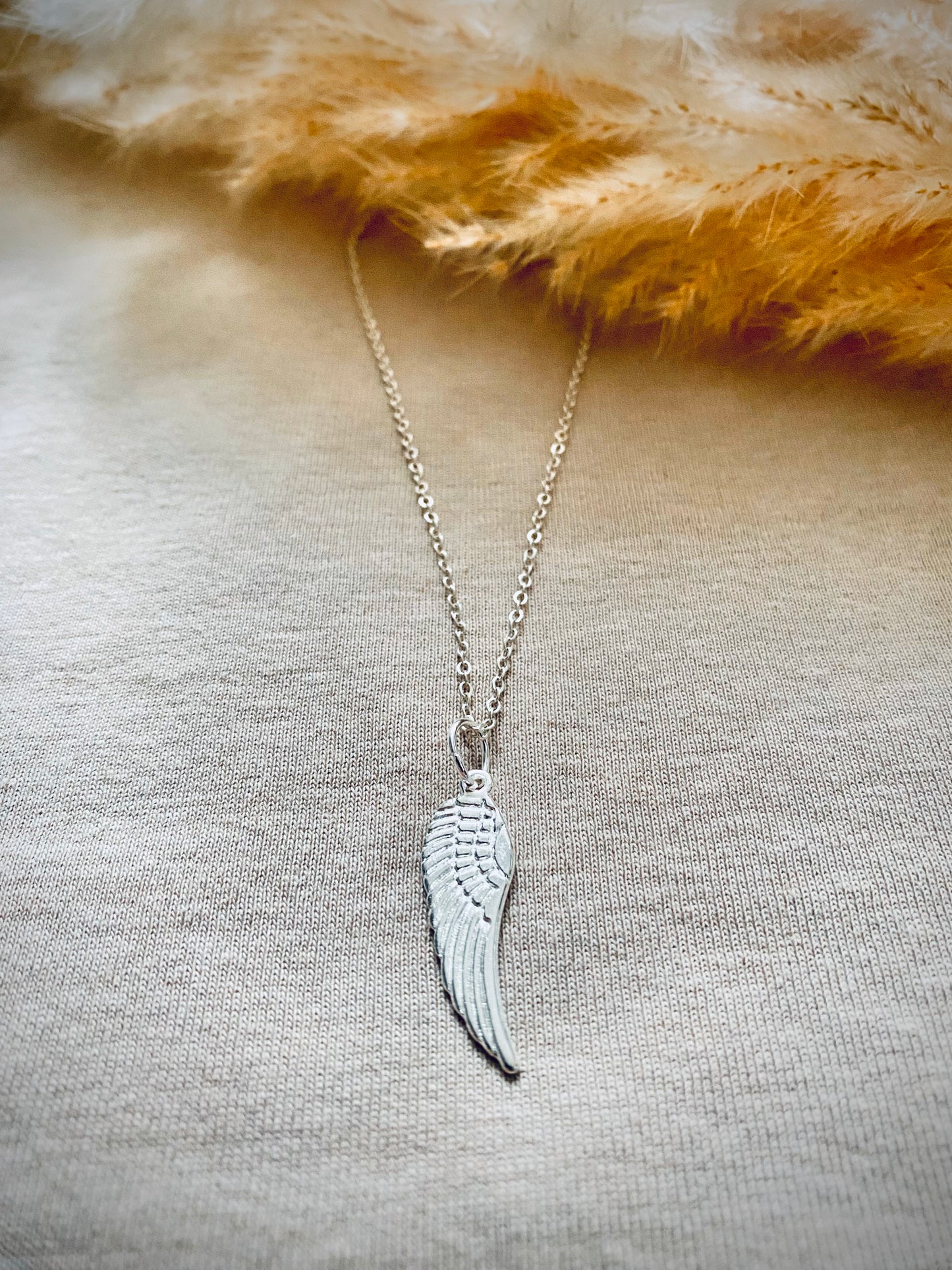 Angel Wing Charm Necklace