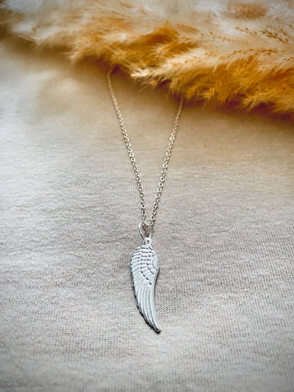 Angel Wing Charm Necklace