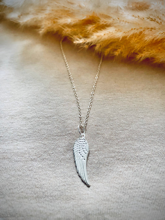 Angel Wing Charm Necklace