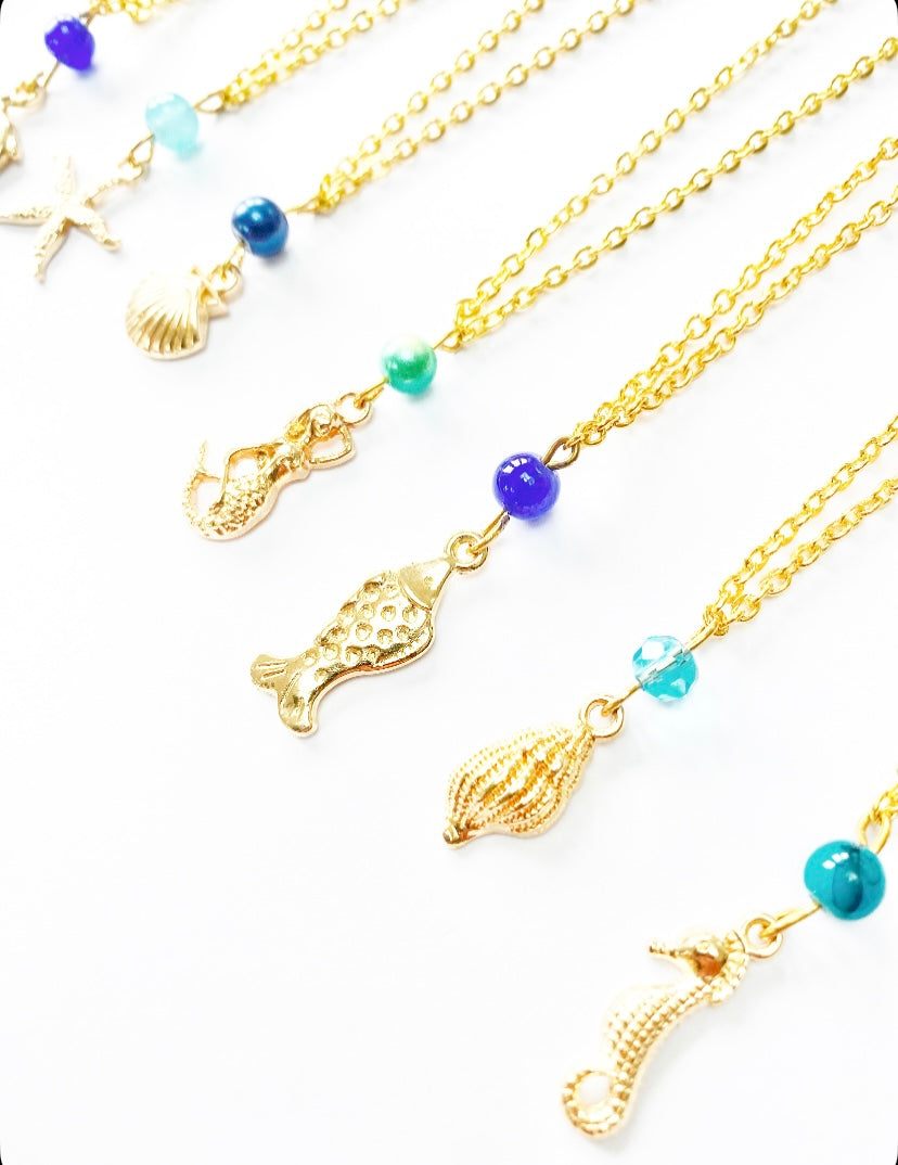 Ocean Charm Necklace - High Maintenance Jewellery