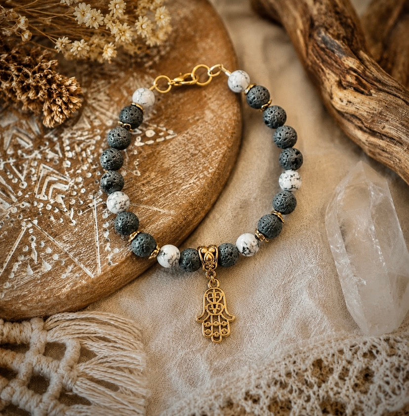 Hidden Secret - Lava Stone Bracelet - High Maintenance Jewellery