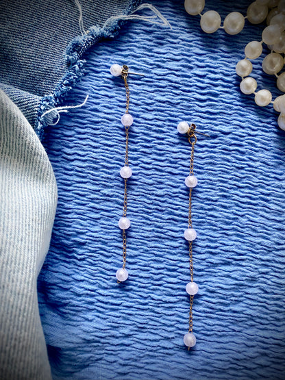 Pearl Drop Earrings - High Maintenance Jewellery