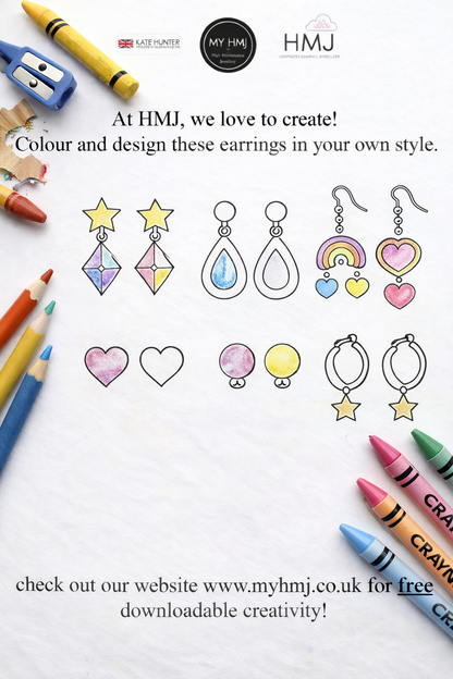 Free Printable Earrings Design