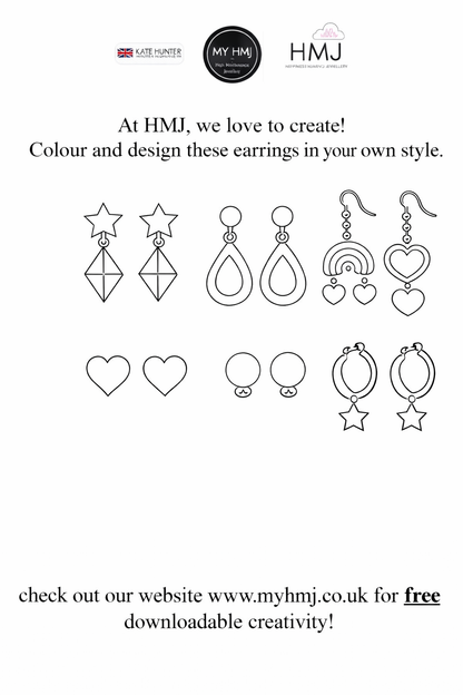 Free Printable Earrings Design