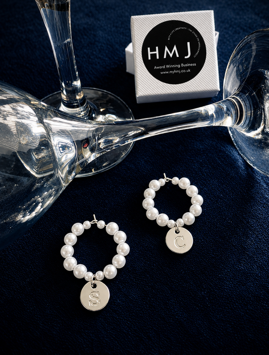 Personalised Duo Drinking Glass Charms Set - High Maintenance Jewellery