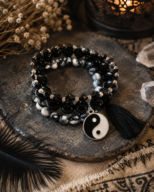 Black Trio Stacking Bracelets - High Maintenance Jewellery