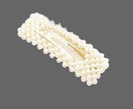 Pearl Rectangle Hair Clip