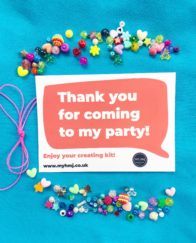 Party Bag Kits - Thank You Gifts - High Maintenance Jewellery