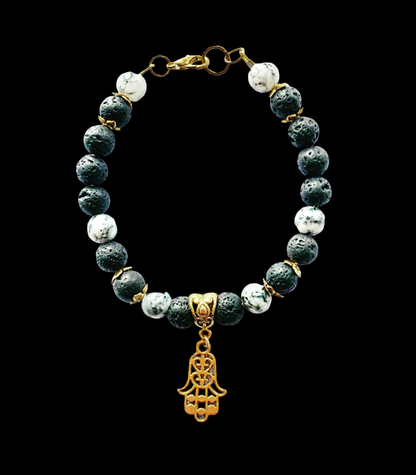 Hidden Secret - Lava Stone Bracelet