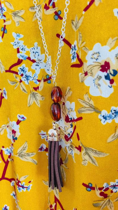 Coco Tassel Pendant Necklace