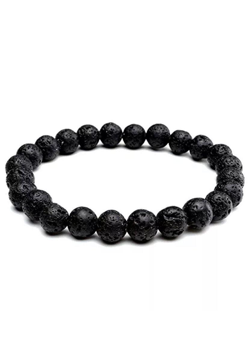 Volcanic Rock Lava Stone Bracelet - highmaintenancejewellery