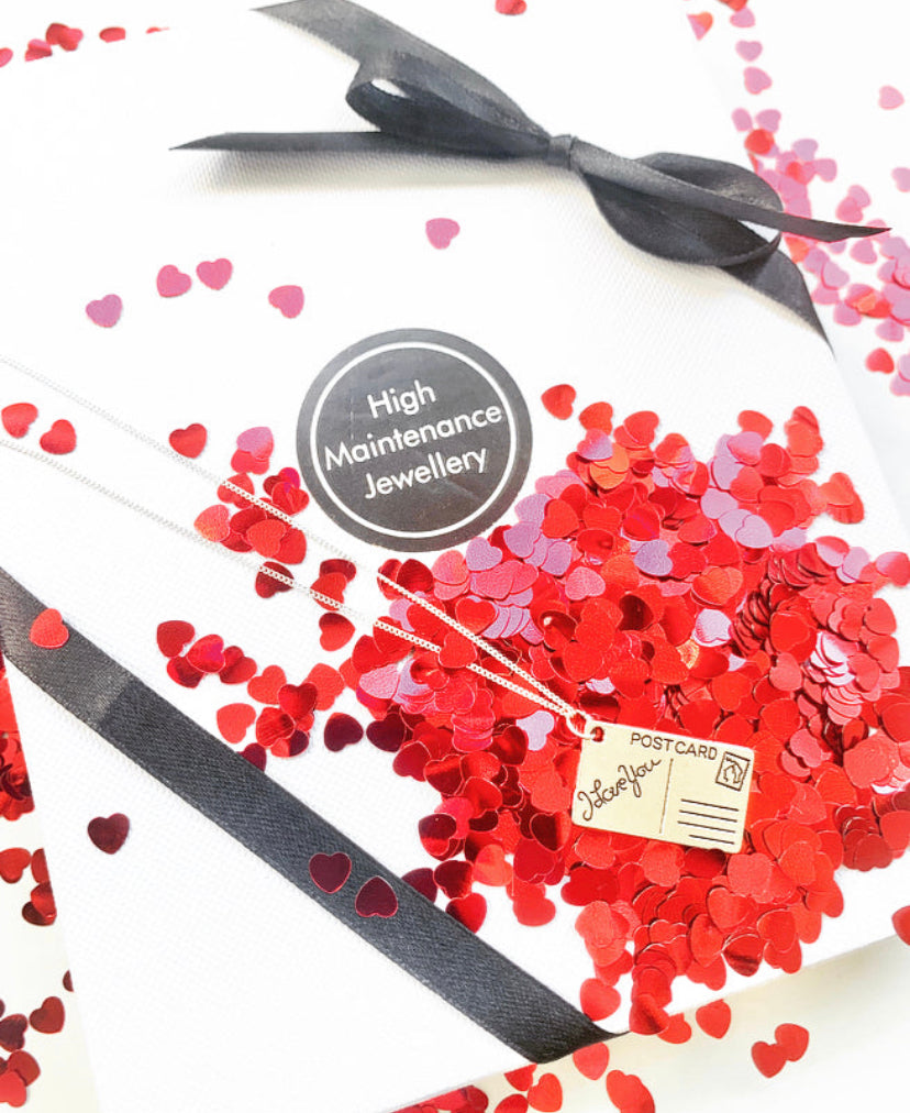 ‘I Love You’ Sterling Silver Charm Necklace - High Maintenance Jewellery