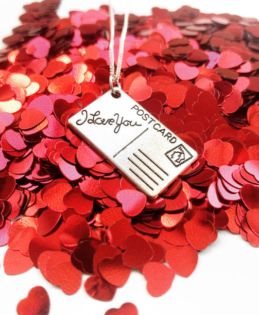 ‘I Love You’ Sterling Silver Charm Necklace - High Maintenance Jewellery