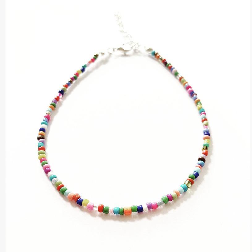 Bead Anklet Bracelet - highmaintenancejewellery